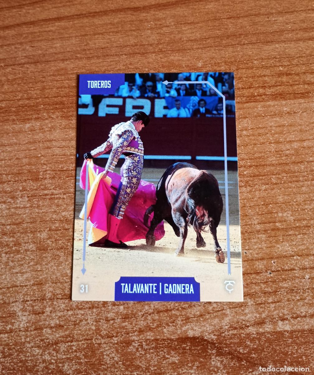 Tauromaquia: Cromo Taurocromos 2026 - N&ordm; 31 - Toreros - Talavante - Gaonera