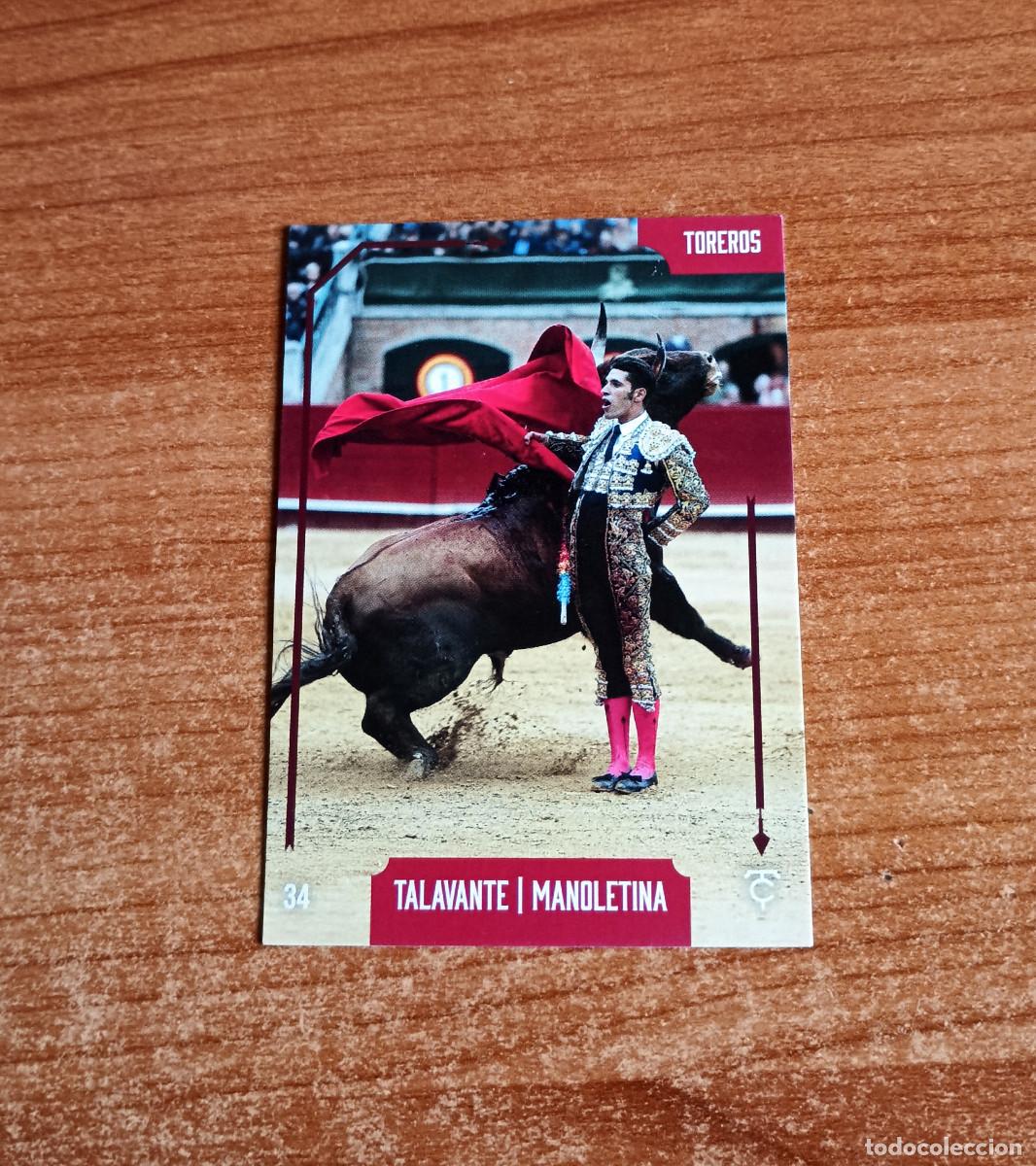 Tauromaquia: Cromo Taurocromos 2026 - N&ordm; 34 - Toreros - Talavante - Manoletina