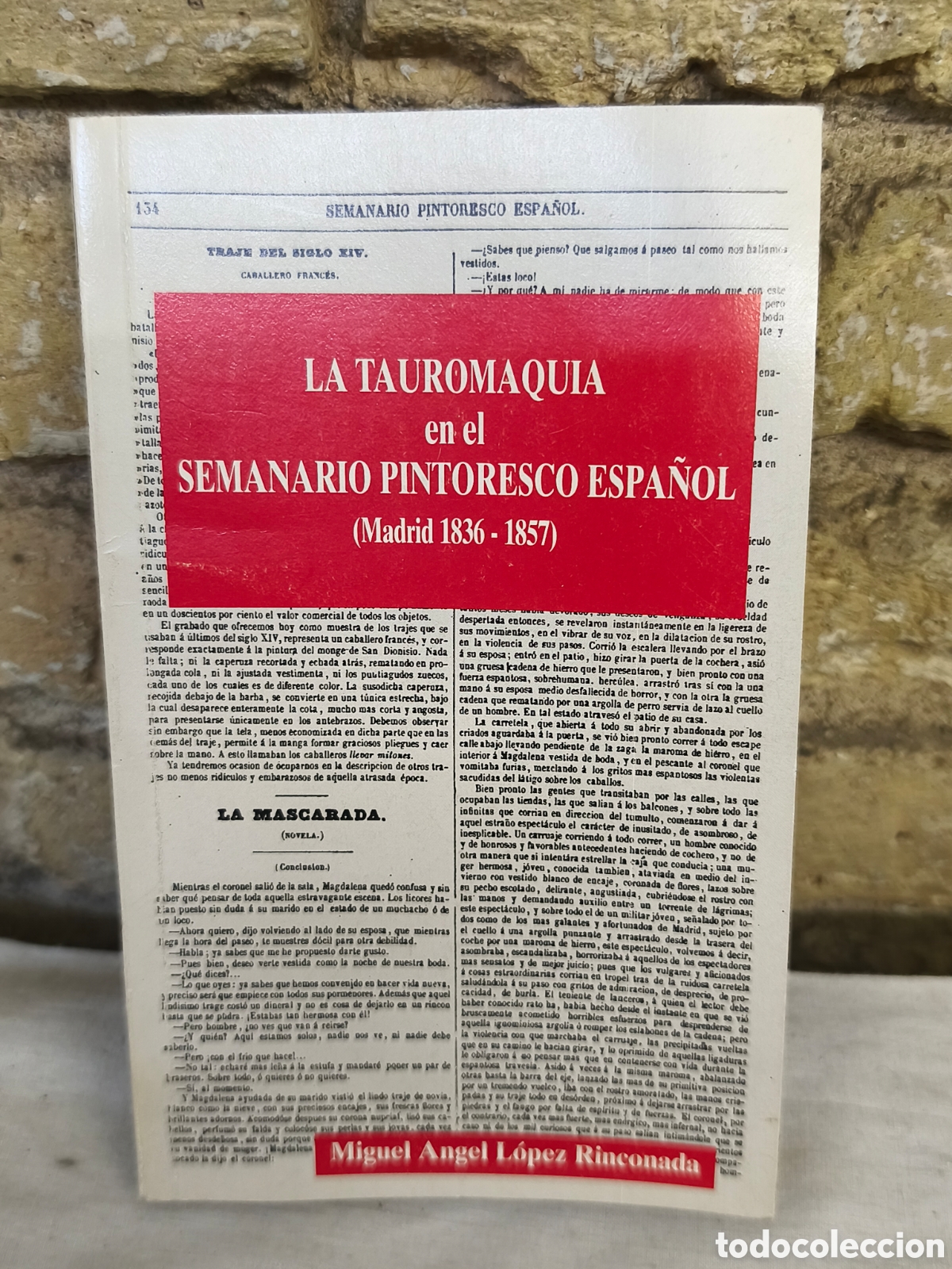 Tauromaquia: LA TAUROMAQUIA en el SEMANARIO PINTORESCO ESPA&Ntilde;OL (Madrid, 1836 - 1857)