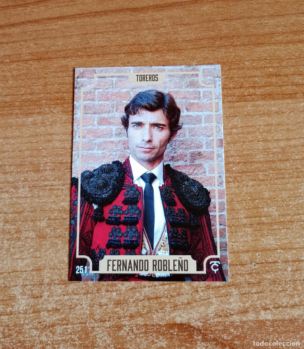 Tauromaquia: Cromo Taurocromos 2026 - N&ordm; 251 - Toreros - Fernando Roble&ntilde;o