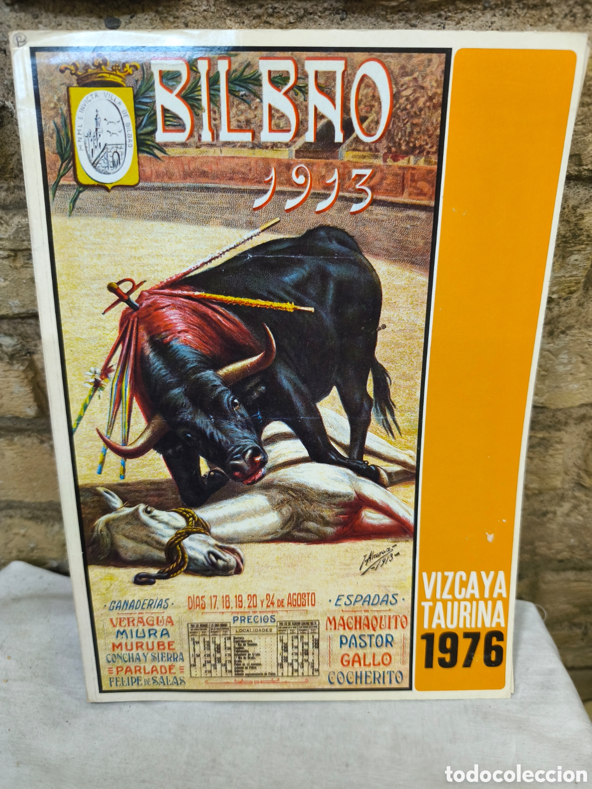 Tauromaquia: VIZCAYA TAURINA agosto 1976