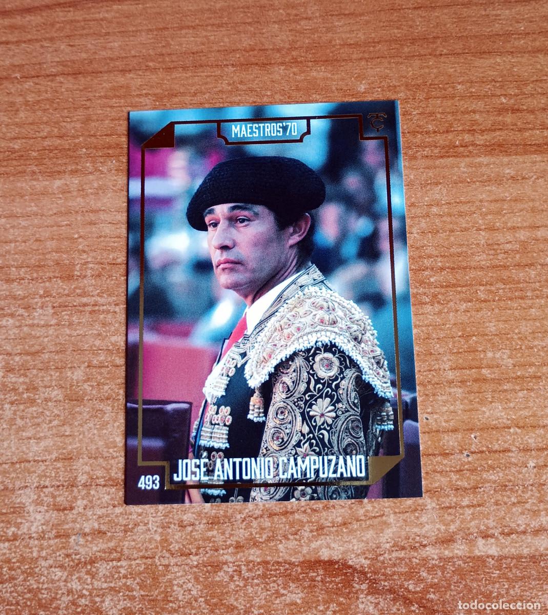 Tauromaquia: Cromo Taurocromos 2026 - N&ordm; 493 - Maestros'70 - Jos&eacute; Antonio Campuzano