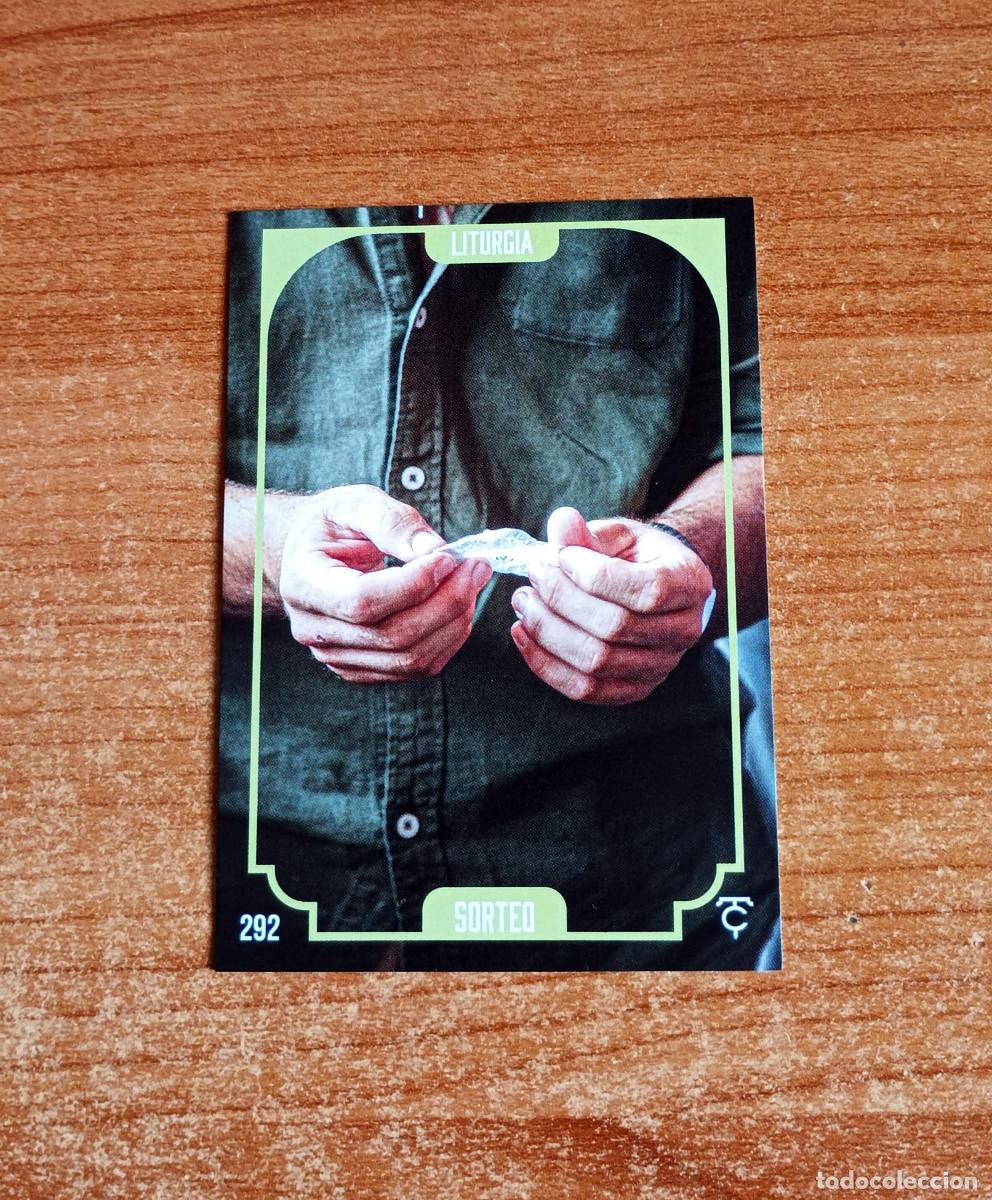 Tauromaquia: Cromo Taurocromos 2026 - N&ordm; 292 - Liturgia - Sorteo