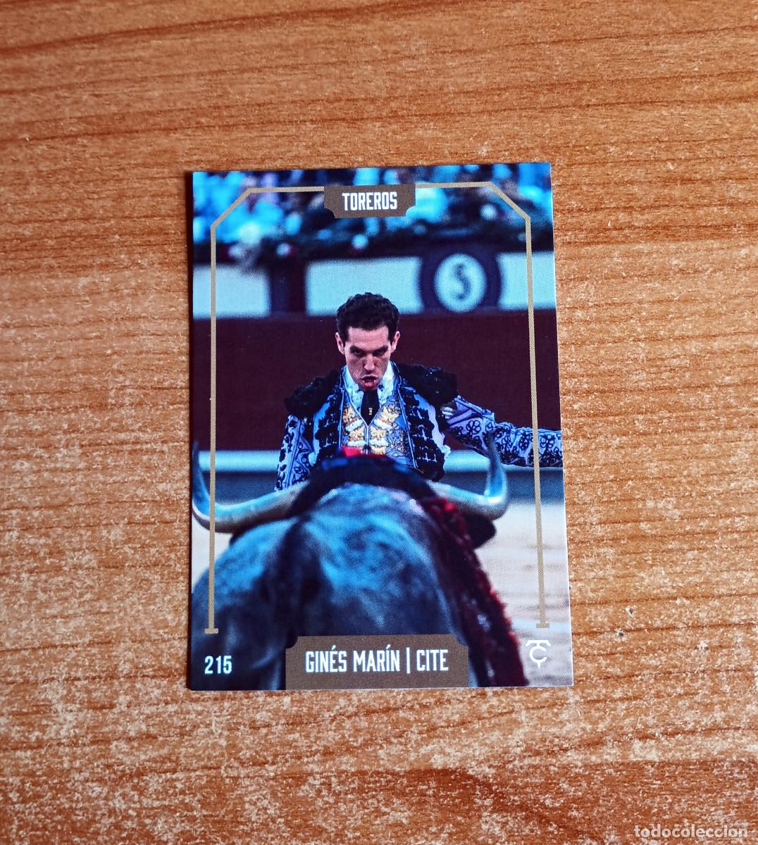 Tauromaquia: Cromo Taurocromos 2026 - N&ordm; 215 - Toreros - Gin&eacute;s Mar&iacute;n - Cite