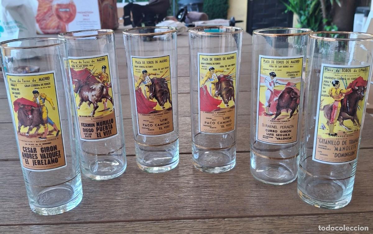 Tauromaquia: Vasos Carteles Toreros