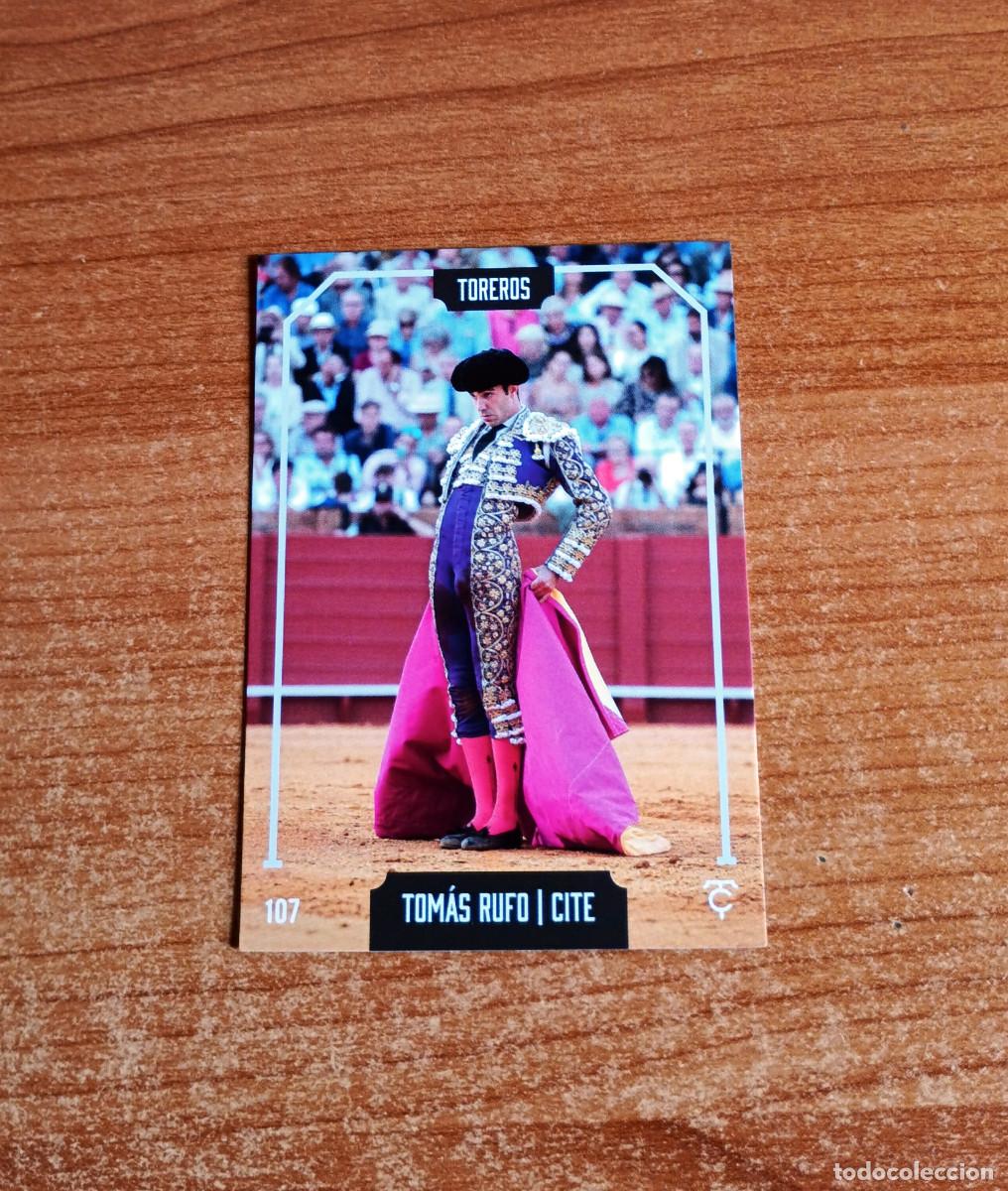 Tauromaquia: Cromo Taurocromos 2026 - N&ordm; 107 - Toreros - Tom&aacute;s Rufo - Cite