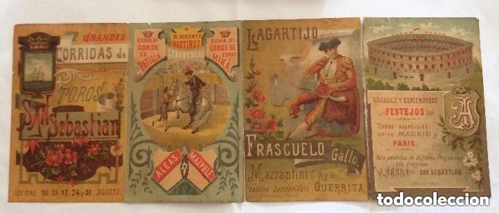 Bullfighting: EXTRACTO-PROGRAMA DE LAS FIESTAS EN SAN SEBASTIAN EN AGOSTO DE 1884