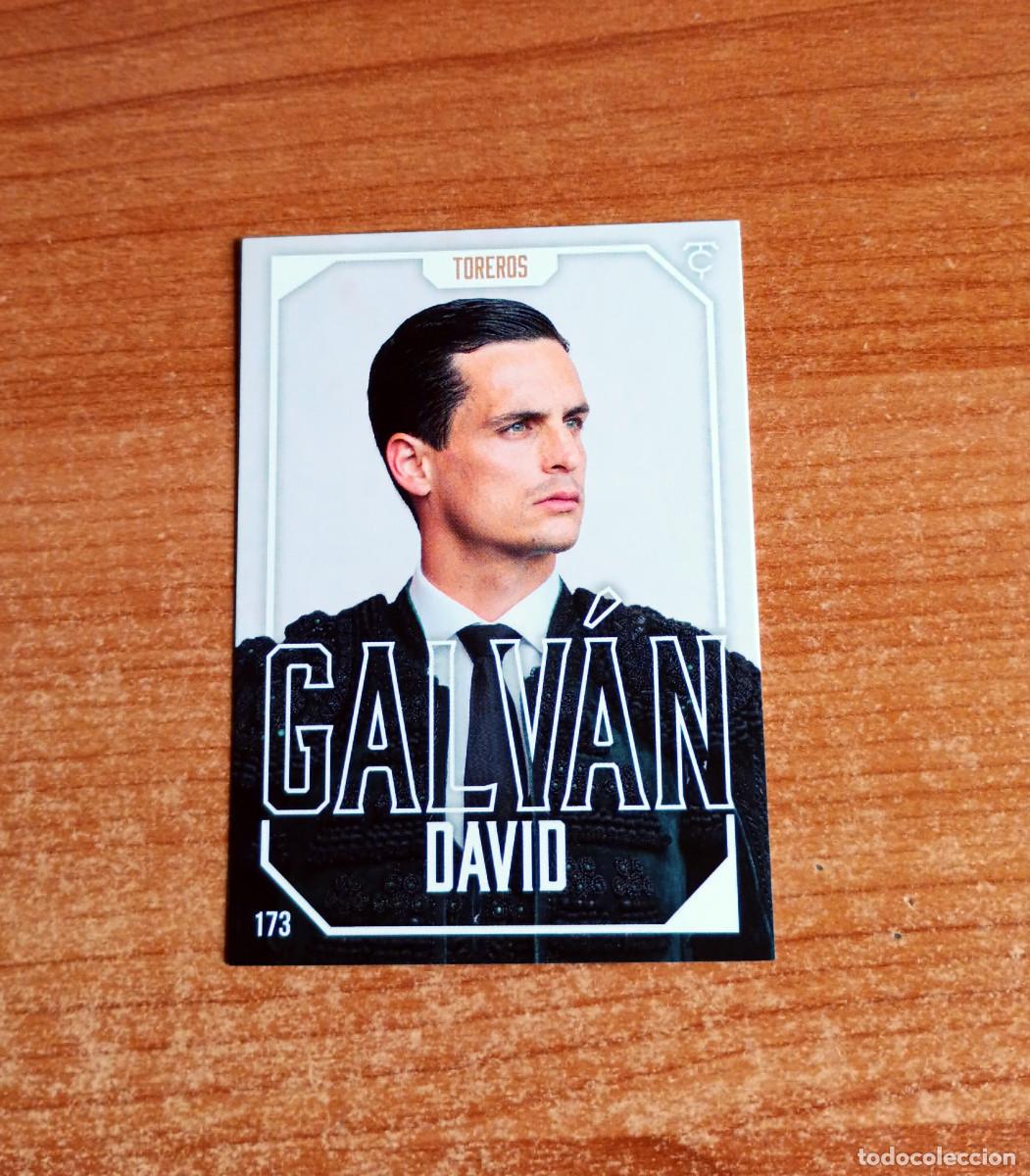 Tauromaquia: Cromo Taurocromos 2026 - N&ordm; 173 - Toreros - David Galv&aacute;n