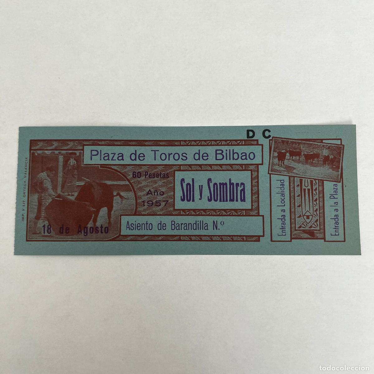 Tauromaquia: ENTRADA DE TOROS. BILBAO. 1957. - Foto 1