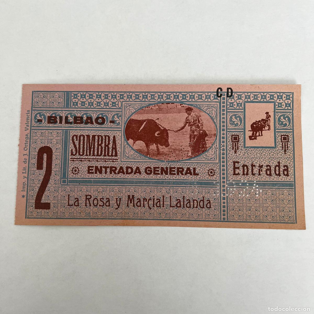 Tauromachie: ENTRADA DE TOROS. BILBAO. 1924.
