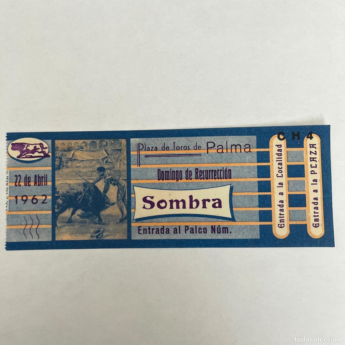 Bullfighting: ENTRADA DE TOROS. PALMA. 1962.