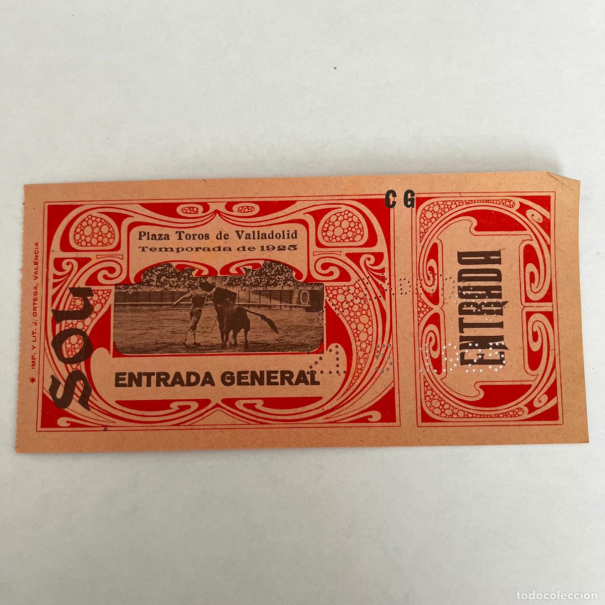 Tauromaquia: ENTRADA DE TOROS. VALLADOLID. 1925. - Foto 1