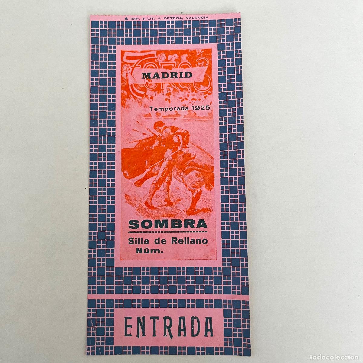 Tauromaquia: ENTRADA DE TOROS. MADRID. 1925. - Foto 1
