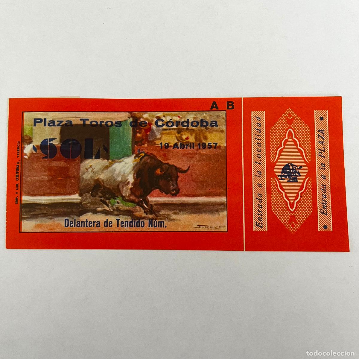 Stierkampf: ENTRADA DE TOROS. CORDOBA. 1957.