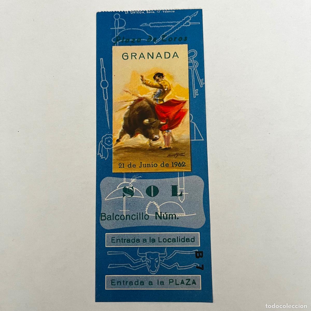 Tauromaquia: ENTRADA DE TOROS. GRANADA. 1962. - Foto 1