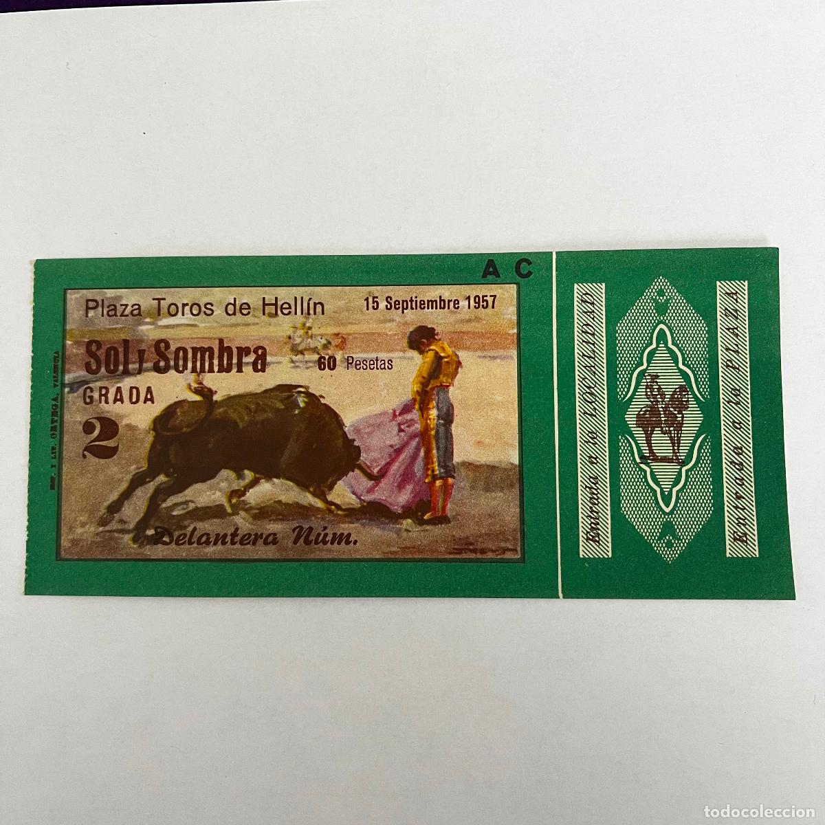 Tauromaquia: ENTRADA DE TOROS. HELLIN. 1957. - Foto 1