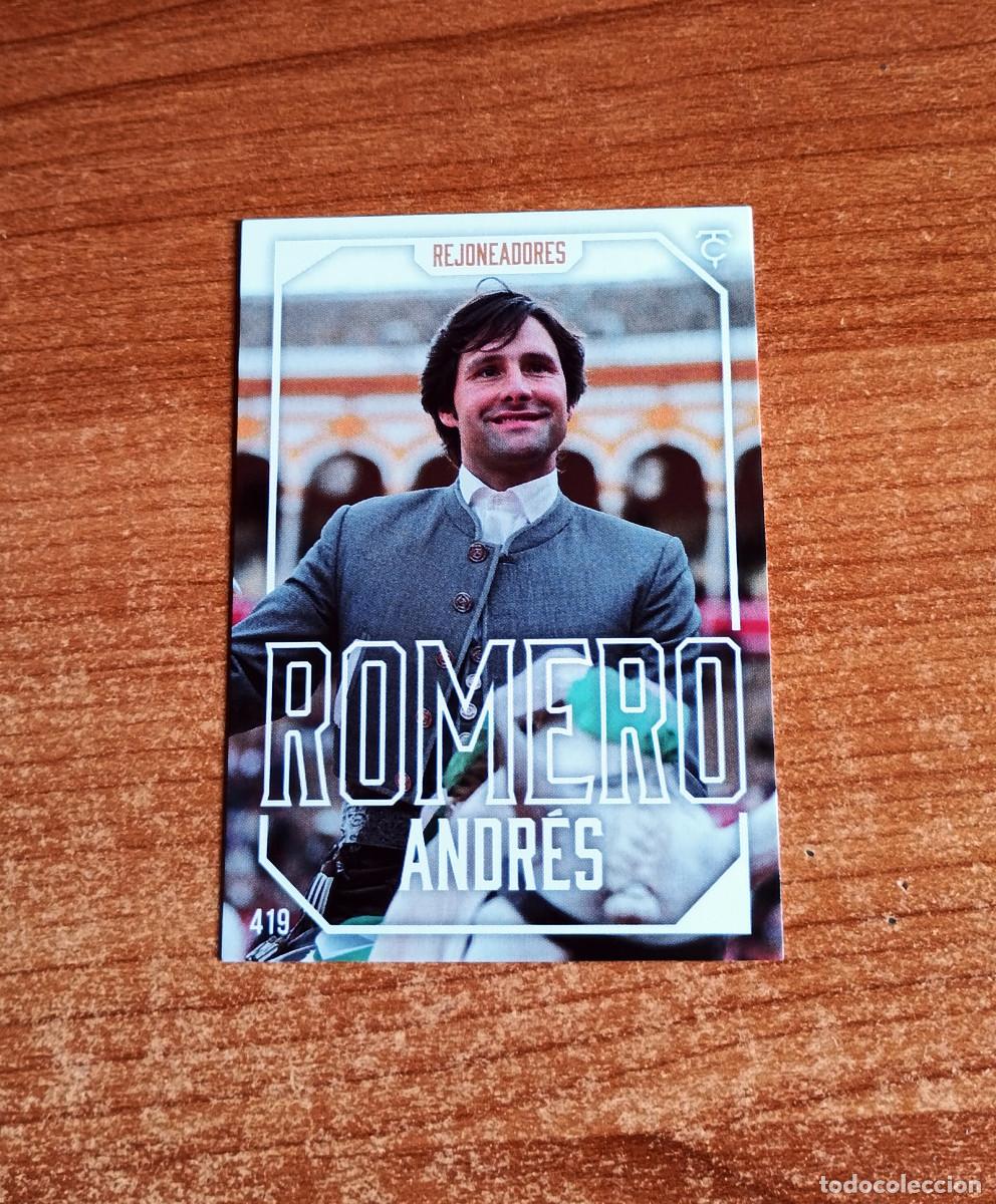 Tauromaquia: Cromo Taurocromos 2026 - N&ordm; 419 - Rejoneadores - Andr&eacute;s Romero