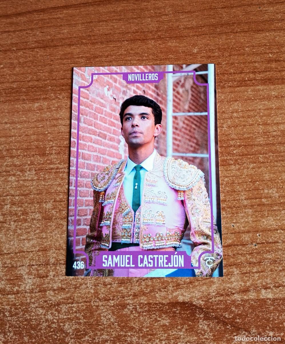 Tauromaquia: Cromo Taurocromos 2026 - N&ordm; 436 - Novilleros - Samuel Castrej&oacute;n