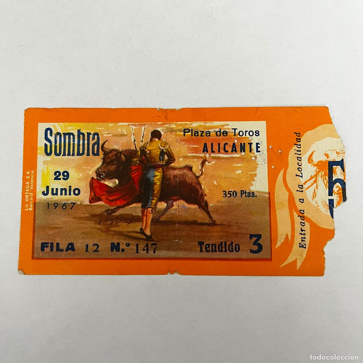 Stierkampf: ENTRADA DE TOROS. ALICANTE. 1967.