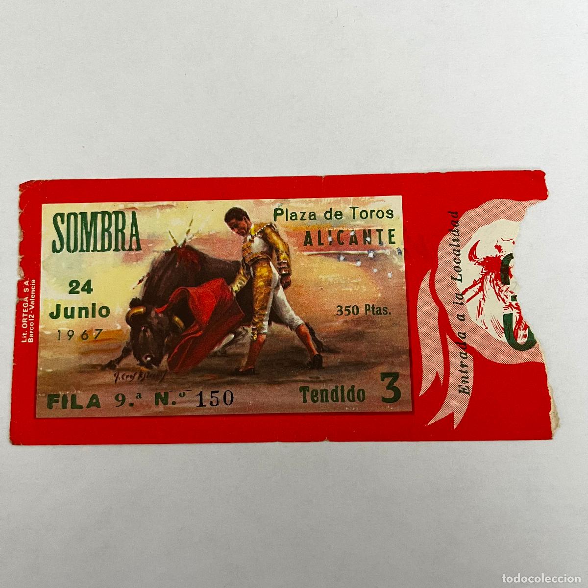 Stierkampf: ENTRADA DE TOROS. ALICANTE. 1967.