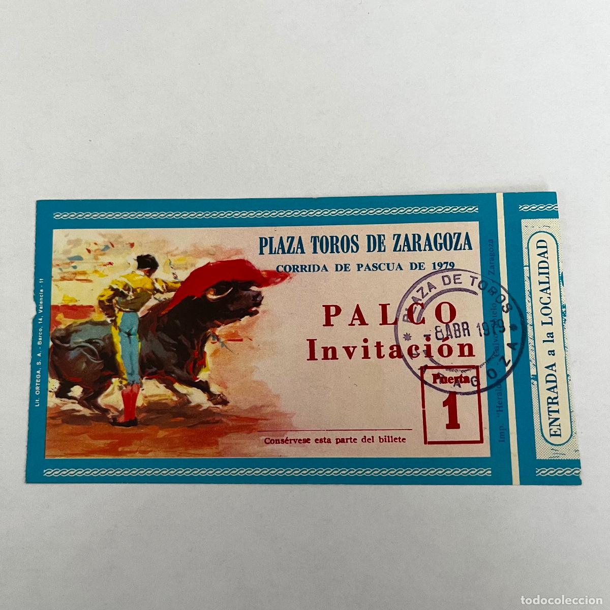 Stierkampf: ENTRADA DE TOROS. ZARAGOZA. 1979.