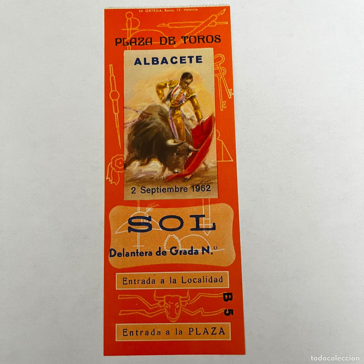 Stierkampf: ENTRADA DE TOROS. ALBACETE. 1962.
