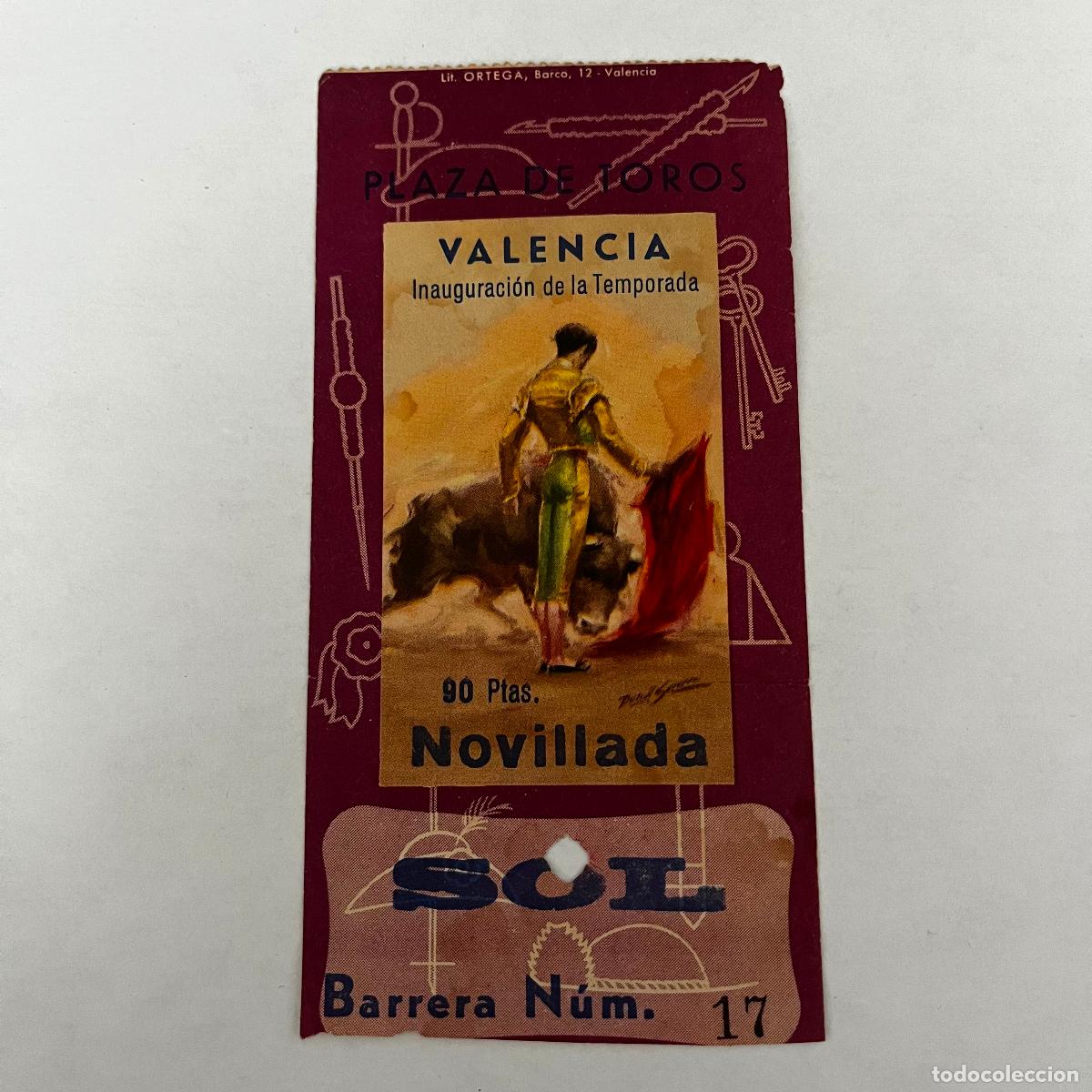 Stierkampf: ENTRADA DE TOROS. VALENCIA.