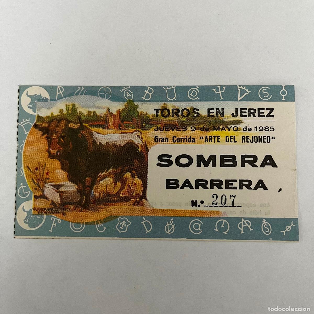 Stierkampf: ENTRADA DE TOROS. JEREZ. 1985.