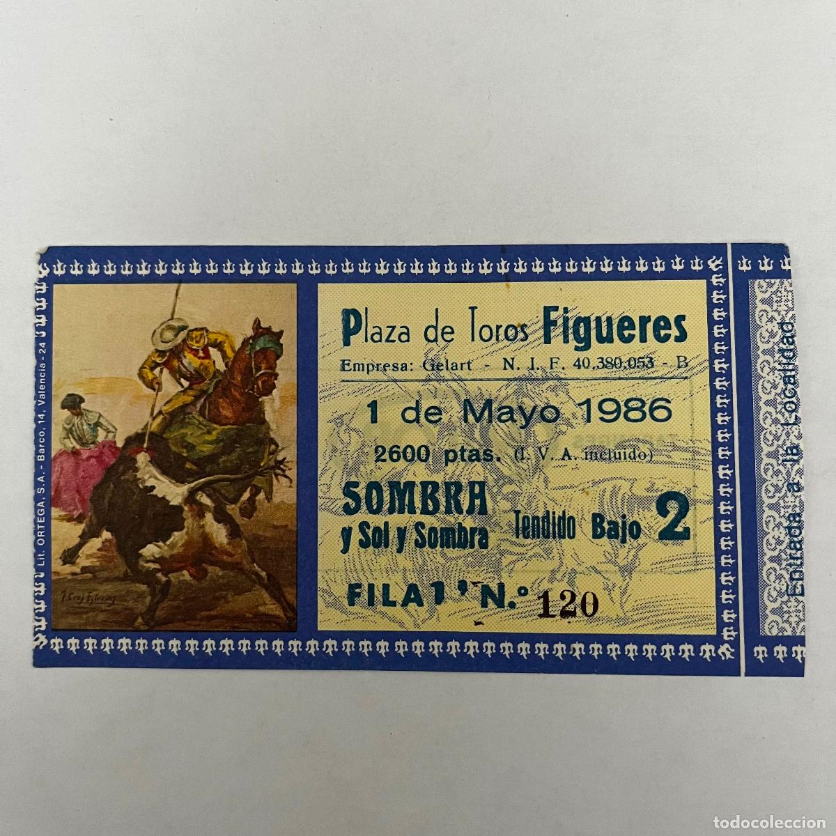 Tauromachia: ENTRADA DE TOROS. FIGUERES. 1986.