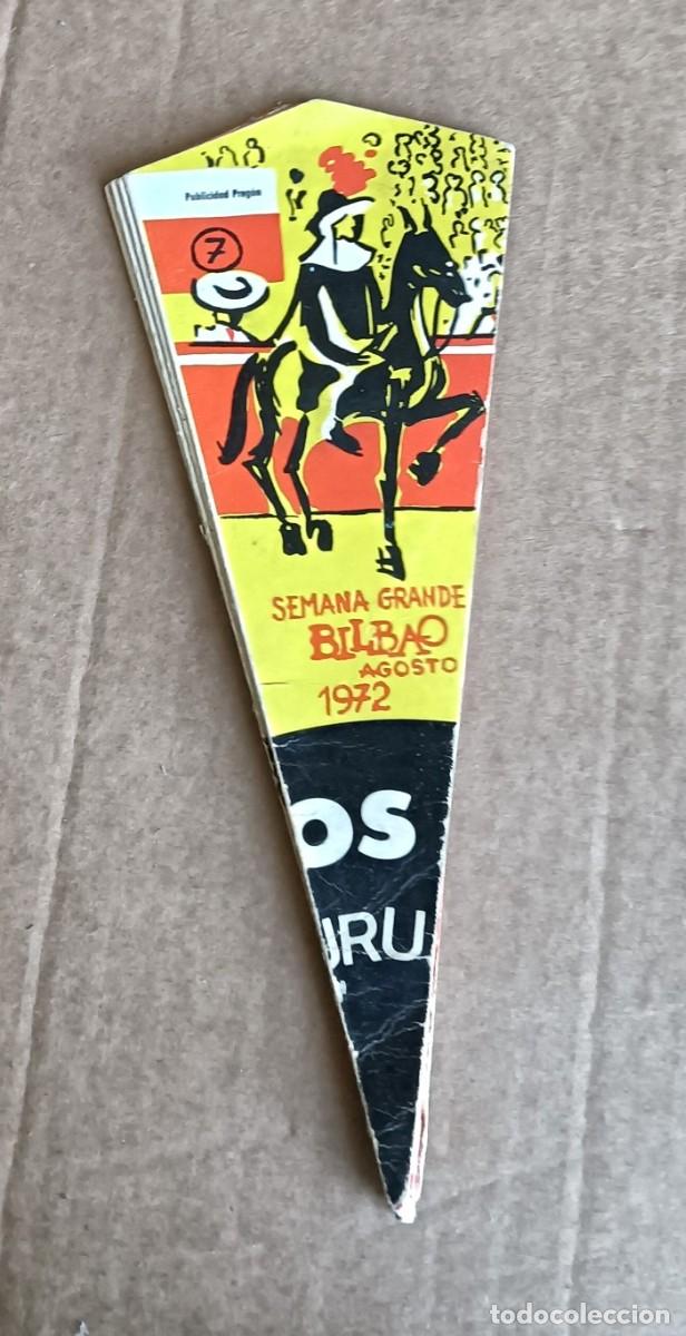 Tauromaquia: Abanico cart&oacute;n - Semana grande Bilbao 1972 - TOROS - propaganda galer&iacute;as preciados &ndash; Zabalburu