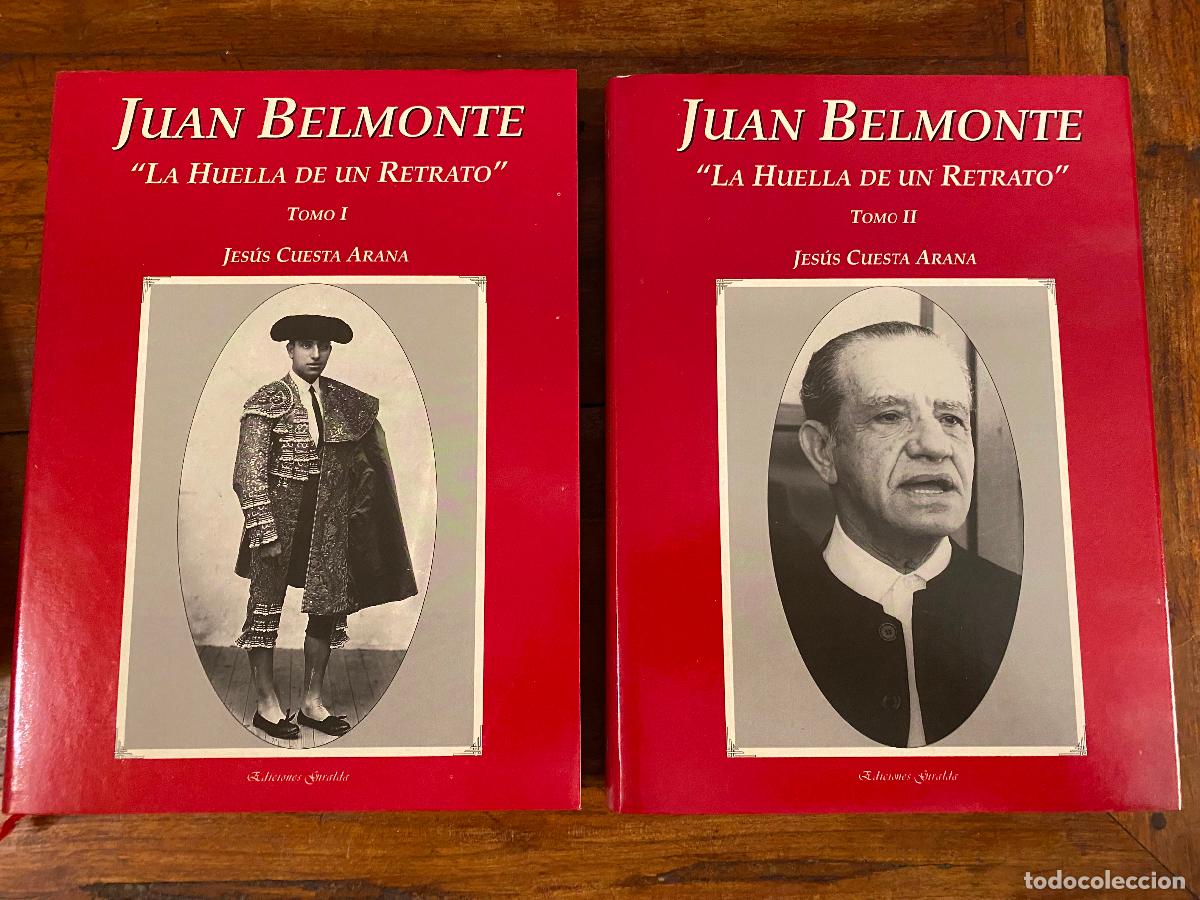 Tauromaquia: JUAN BELMONTE, la huella de un retrato 2 libros ,tomo 1 y 2 con estuche