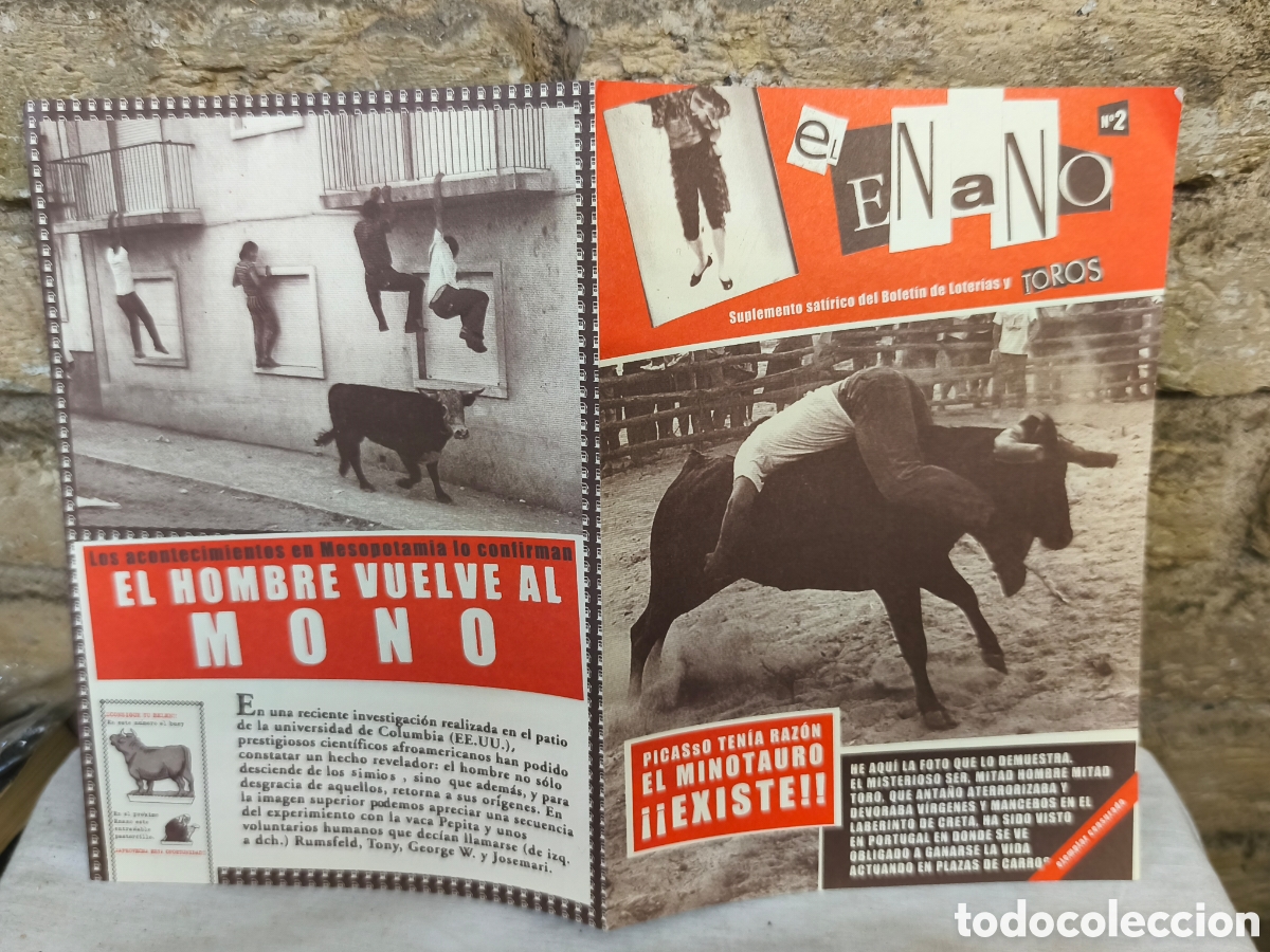 Tauromaquia: El enano, Suplemento sat&iacute;rico del Boletin de Loter&iacute;as y toros