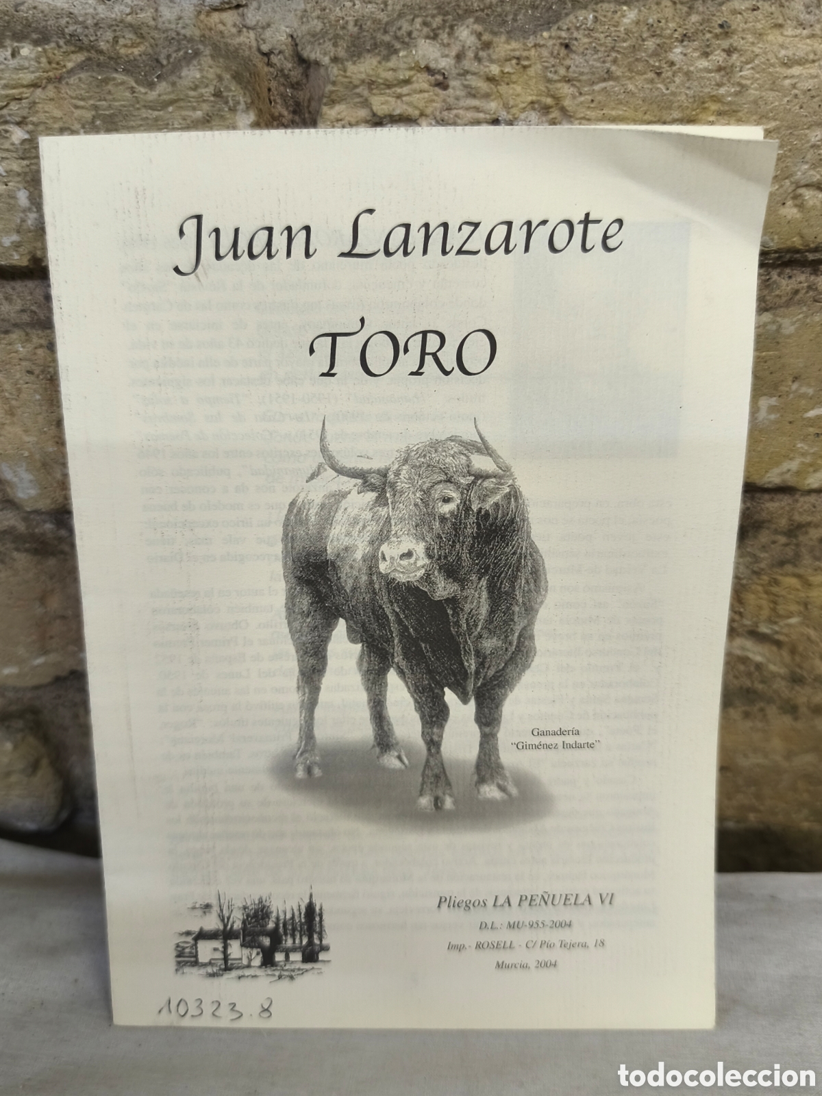 Tauromaquia: Juan Lanzarote TORO.