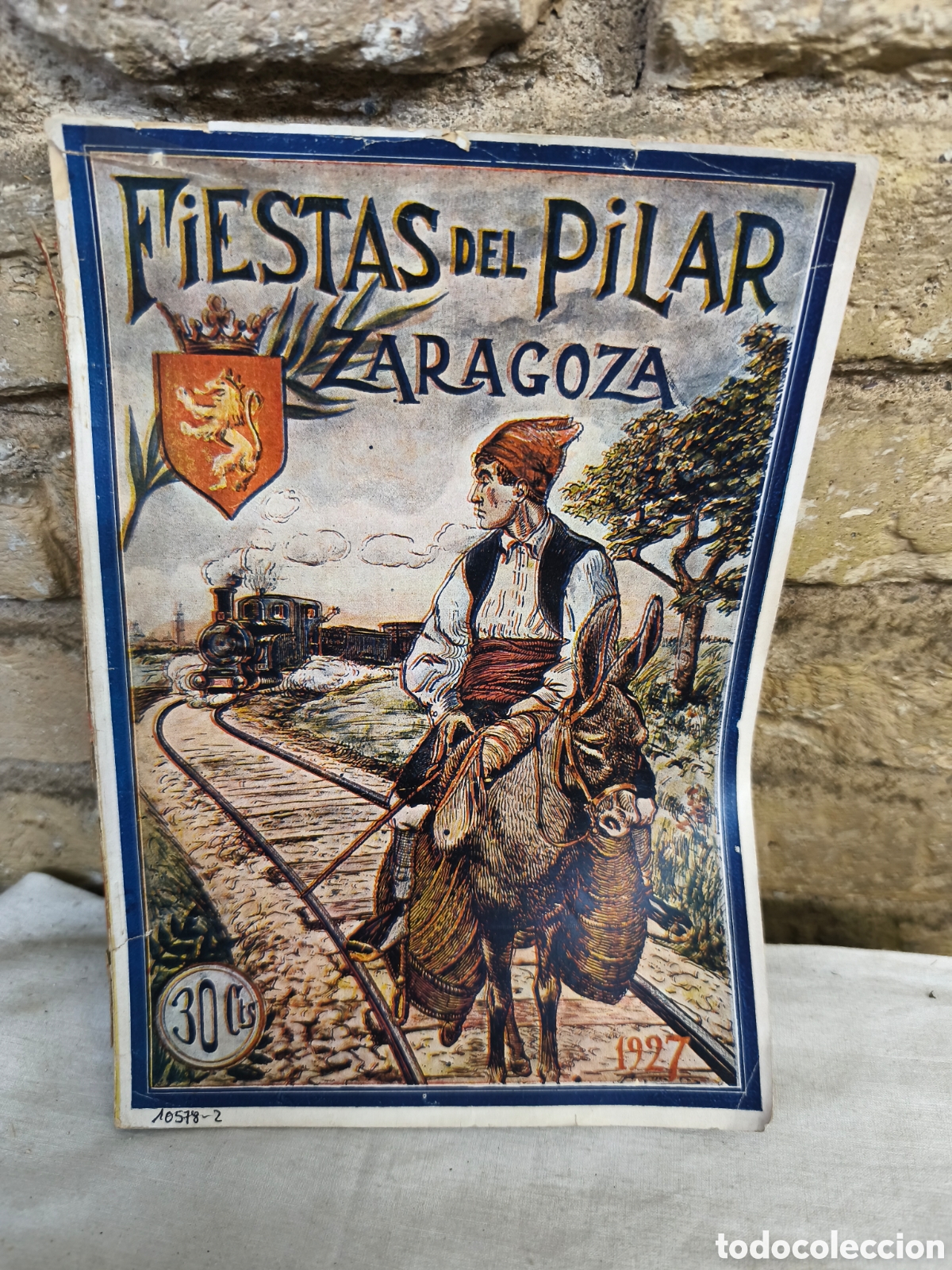 Tauromaquia: Programa Fiestas del pilar Zaragoza 1927