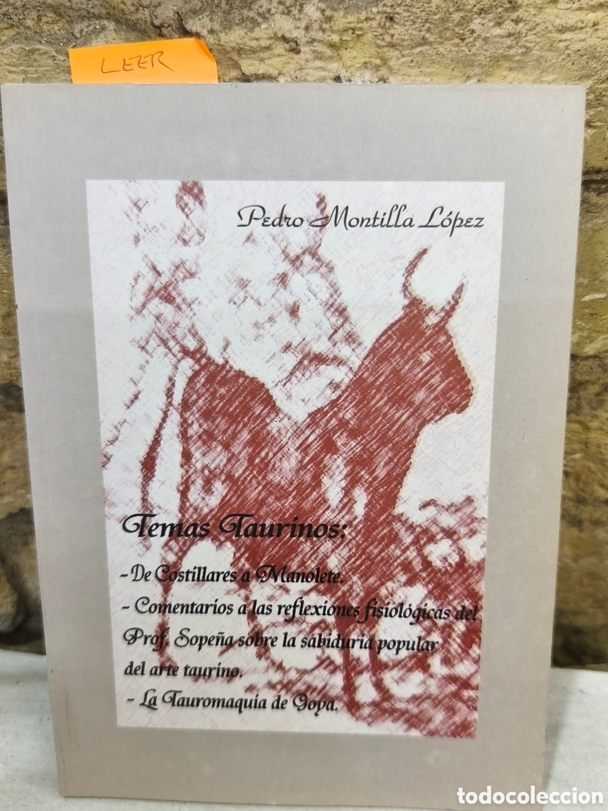 Tauromaquia: PEDRO MONTILLA L&Oacute;PEZ TEMAS TAURINOS
