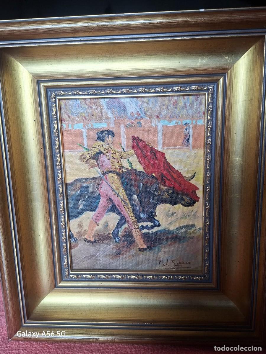 Tauromaquia: CUADRO TORERO FIRMADO. - Foto 4