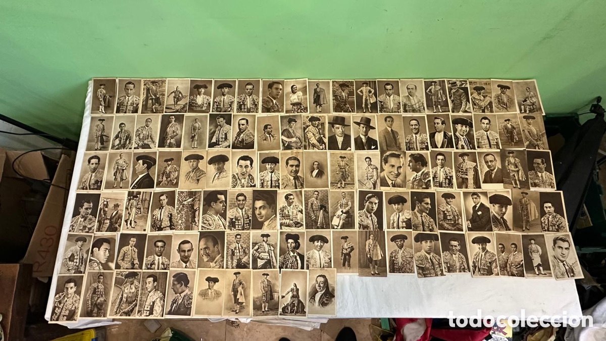 Tauromaquia: Importante colecci&oacute;n completa 106 tarjetas biogr&aacute;ficas de toreros Ediciones Larrisal.