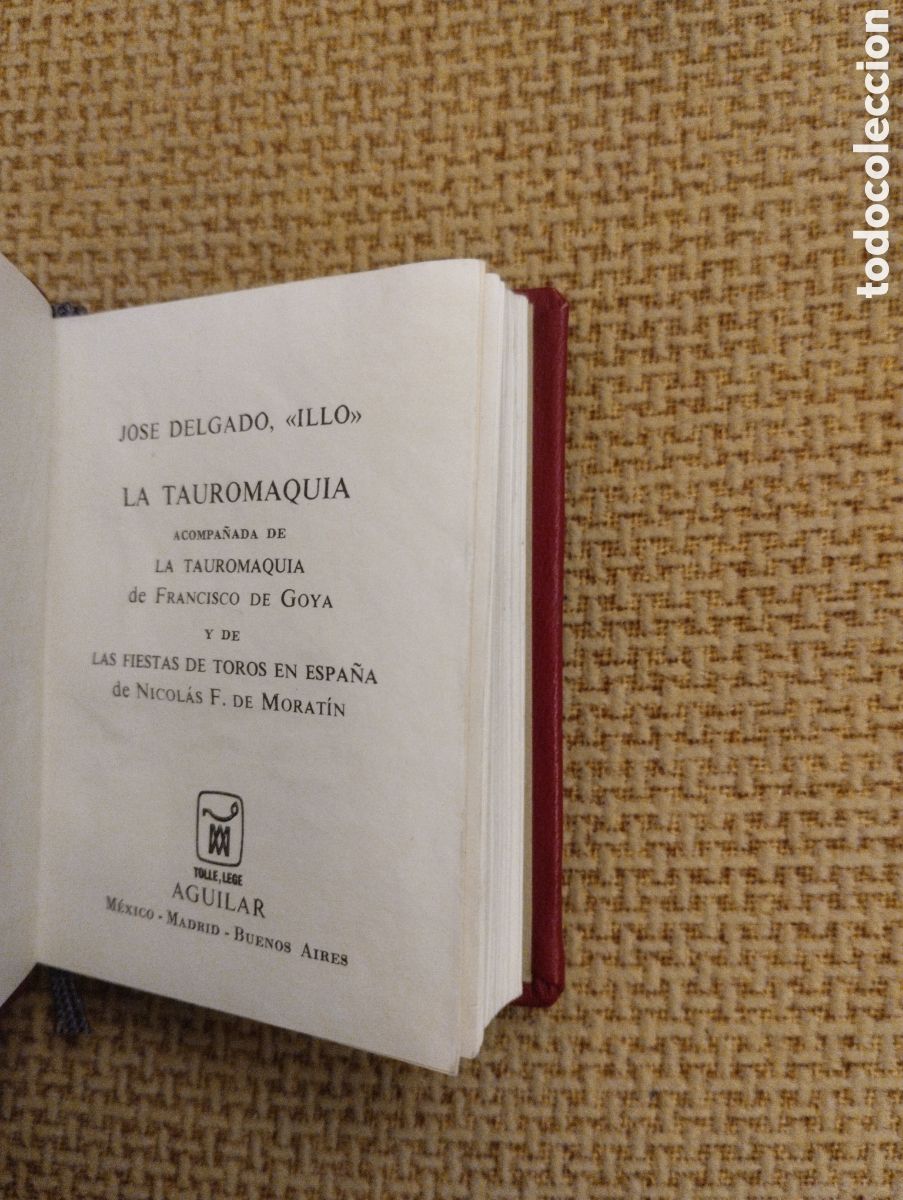 Tauromaquia: Librito antiguo La Tauromaquia - Foto 5