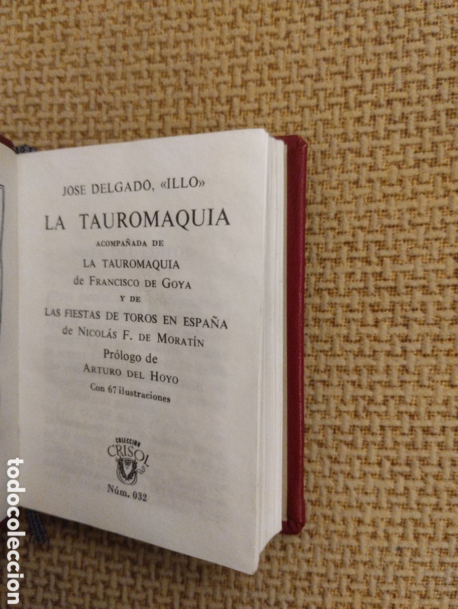 Tauromaquia: Librito antiguo La Tauromaquia