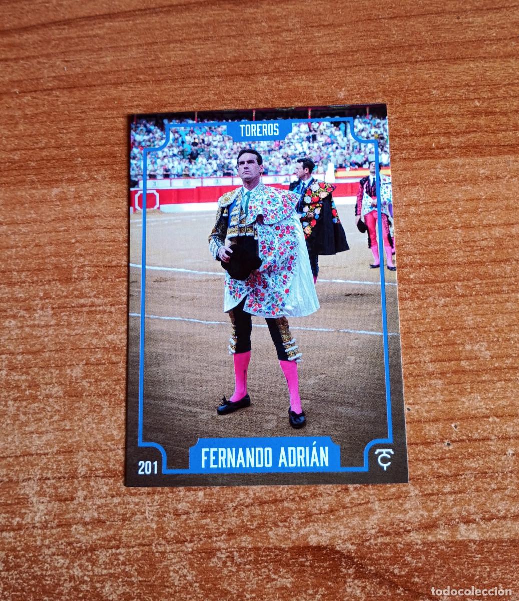 Tauromaquia: Cromo Taurocromos 2026 - N&ordm; 201 - Toreros - Fernando Adri&aacute;n