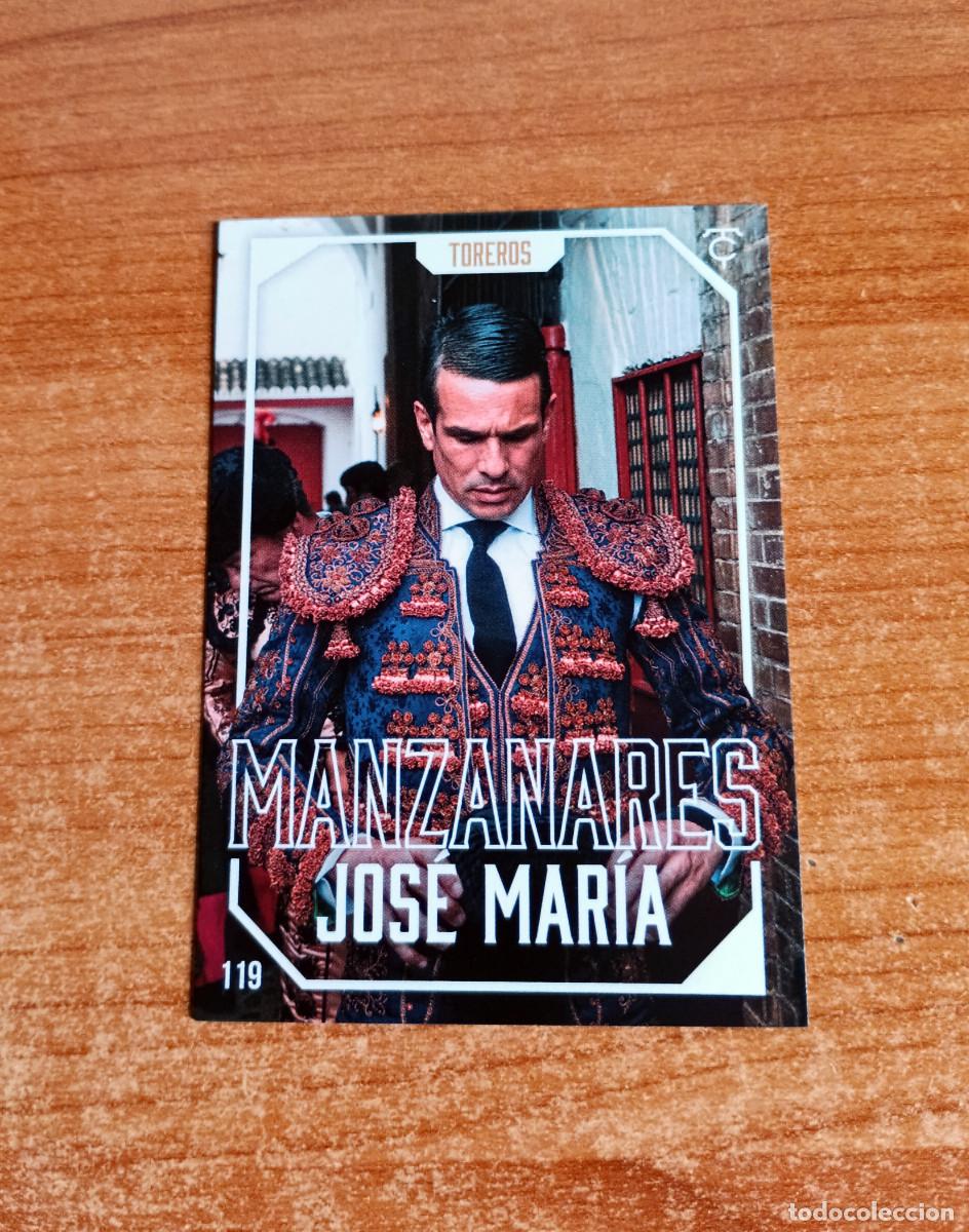 Tauromaquia: Cromo Taurocromos 2026 - N&ordm; 119 - Toreros - Jos&eacute; Mar&iacute;a Manzanares