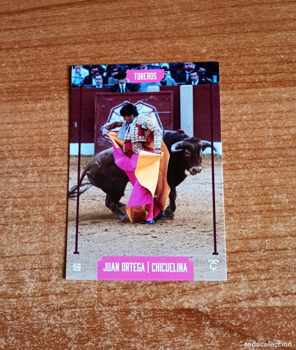 Tauromaquia: Cromo Taurocromos 2026 - N&ordm; 59 - Toreros - Juan Ortega (Chicuelina)