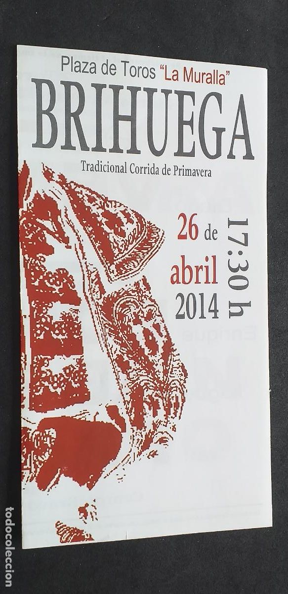 Tauromaquia: TAUROMAQUIA-V55-II-PROGRAMA TAURINO-LA MURALLA-BRIHUEGA-VENTURA-PONCE-ABELLAN-FANDI&Ntilde;O