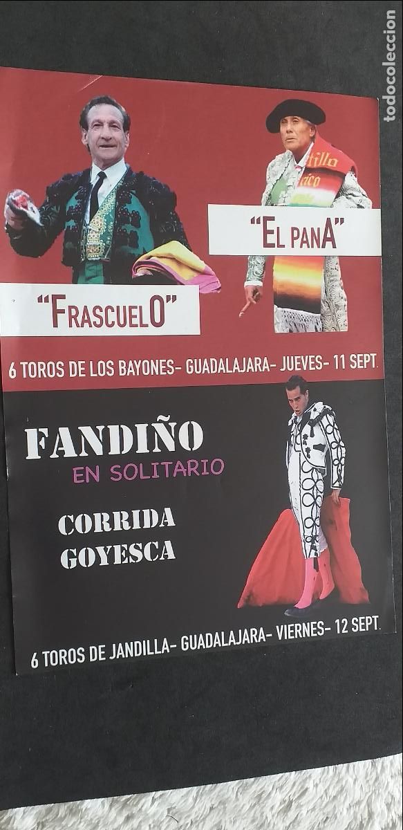 Tauromaquia: TAUROMAQUIA-V55-II-PROGRAMA TAURINO-GUADALAJARA-2014-FANDI&Ntilde;O-FRASCUELO-EL PANA