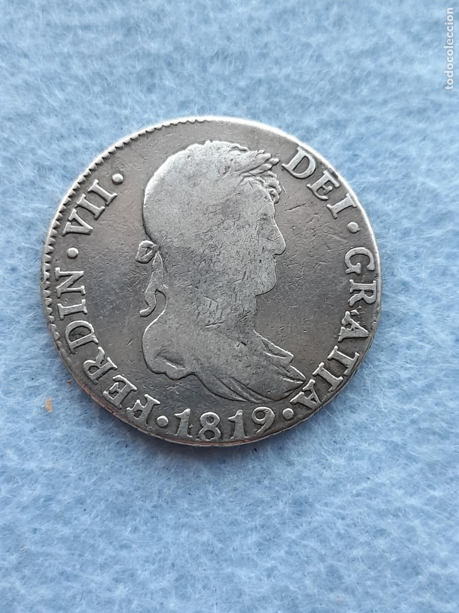 Tauromaquia: Fernando VII. 4 Reales. A&ntilde;o 1819. Sevilla CJ. Plata.