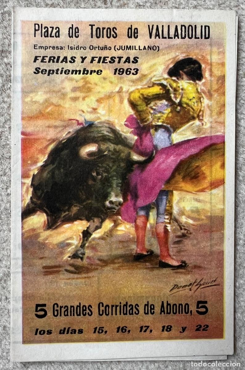 Tauromachia: Programa Plaza de Toros de Valladolid - Ferias y Fiestas, Septiembre 1963