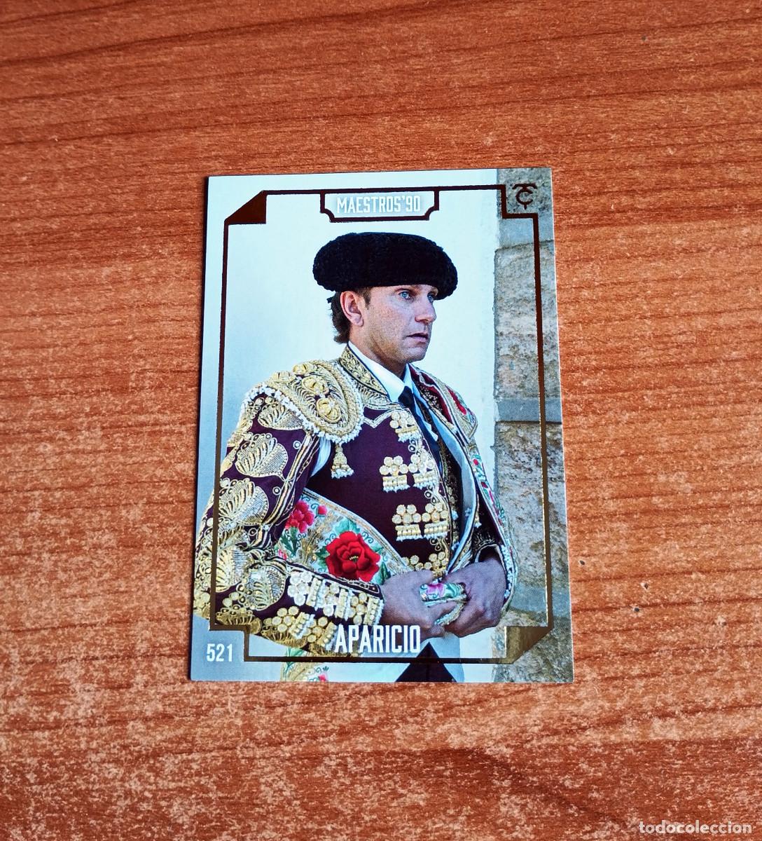 Tauromaquia: Cromo Taurocromos 2026 - N&ordm; 521 - Maestros'90 - Aparicio