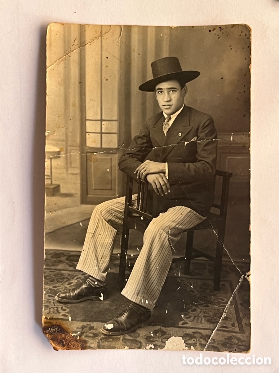 Tauromaquia: JOSE GOMEZ ORTEGA GALLITO.. ? JOSELITO EL GALLO. Fotograf&iacute;a antigua deslucida