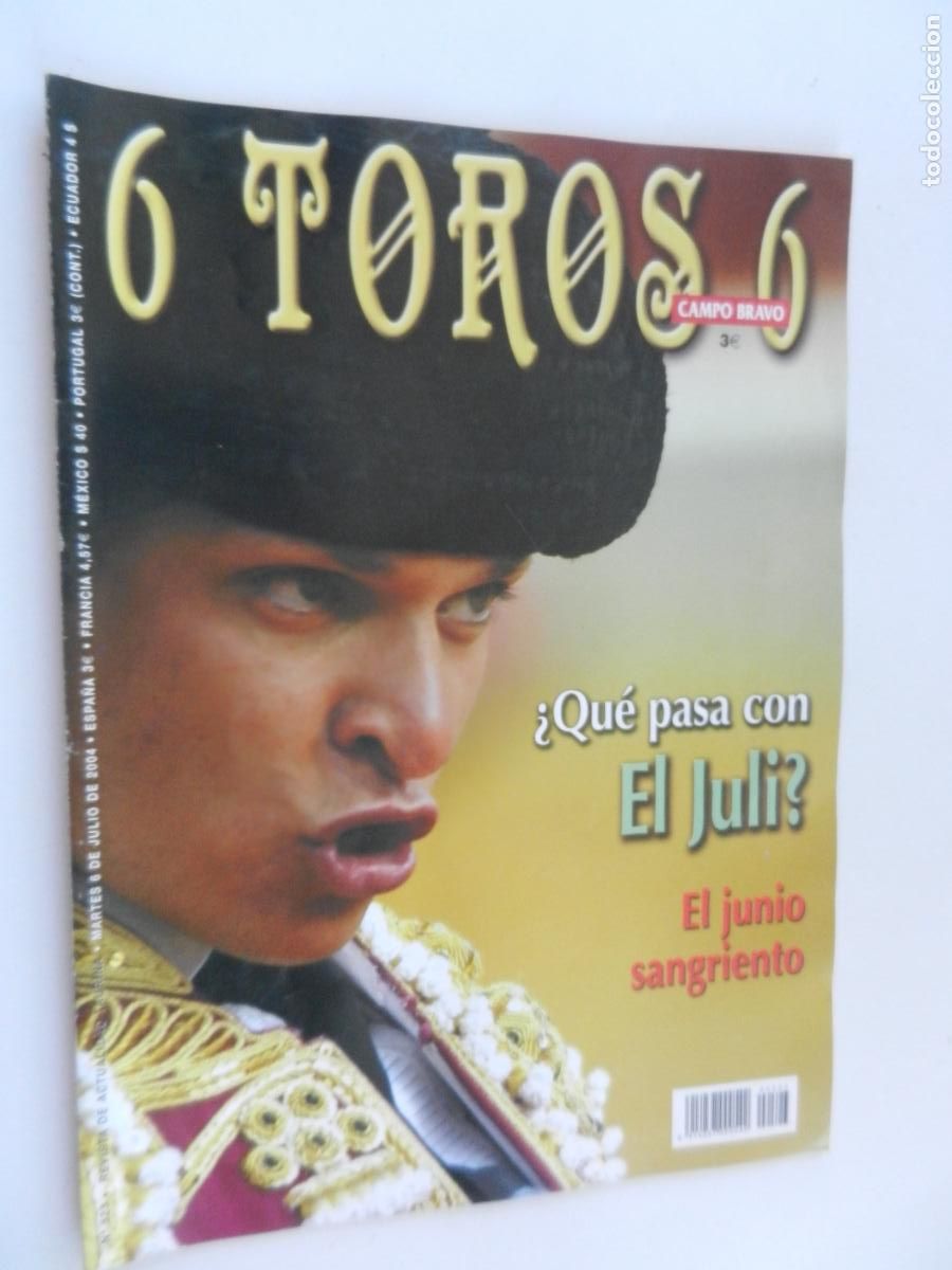 Tauromaquia: 6 TOROS 6 - CAMPO BRAVO - REVISTA N&ordm; 523 - 07-2004 &iquest; QUE PASA CON EL JULI? - VER INDICE