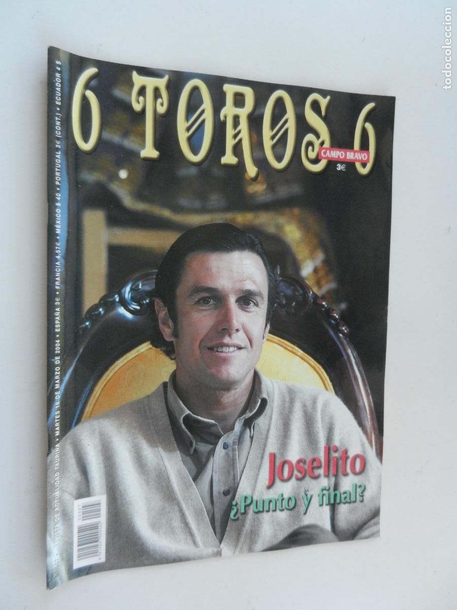 Tauromaquia: 6 TOROS 6 - CAMPO BRAVO - REVISTA N&ordm; 507 - 03-2004-JOSELITO &iquest;PUNTO Y FINAL? - VER INDICE